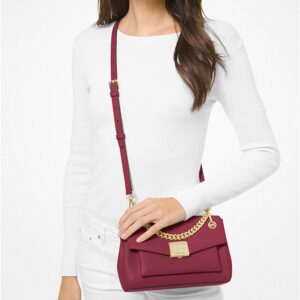 Michael Kors Lita Medium Leather Crossbody Bag