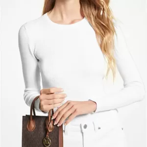 Michael Kors Mercer Extra-Small Logo and Leather Crossbody Bag Brown