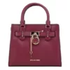 Micharl Kors Hamilton Small Satchel Leather Mulberry