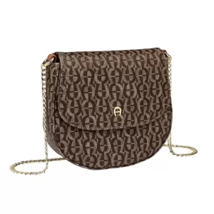 Aigner Ava Shoulder Bag Logo Small Fango