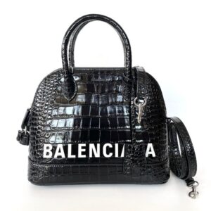 Balenciaga Ville Small Croco