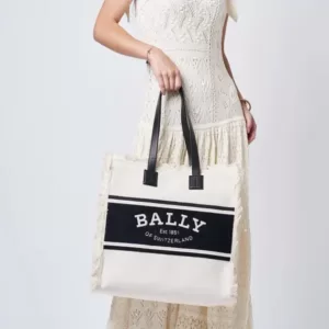 Bally Crystalia Tote Bag Canvas