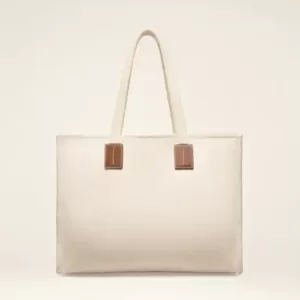Baaly Crystalia Fabric Tote In Natural