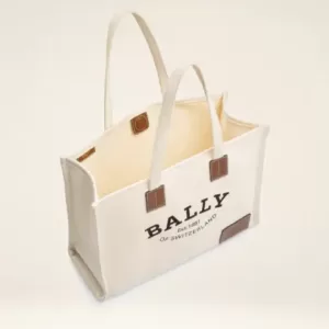 Baaly Crystalia Fabric Tote In Natural