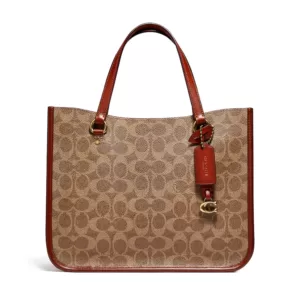 Coach Tyler Carryall 28 In Signature Canvas Tan Rust