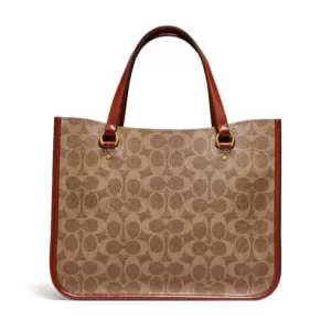 Coach Tyler Carryall 28 In Signature Canvas Tan Rust