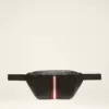 Bally Hakab Leather Bum Bag In Black