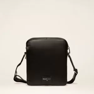 Bally Holm Leather Crossbody Bag In Black