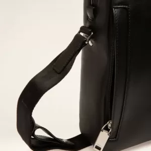 Bally Holm Leather Crossbody Bag In Black