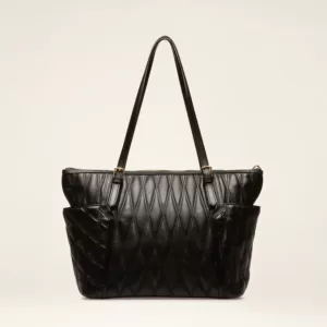 Bally Damirah Leather Tote Bag In Black
