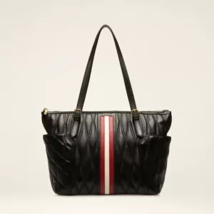 Bally Damirah Leather Tote Bag In Black