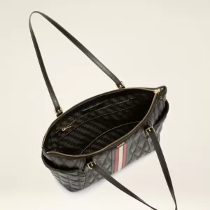 Bally Damirah Leather Tote Bag In Black