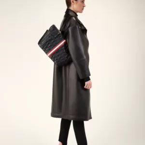 Bally Damirah Leather Tote Bag In Black