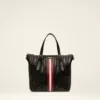 Bally Damirah Small Leather Tote Black