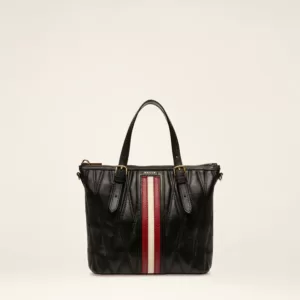 Bally Damirah Small Leather Tote Black