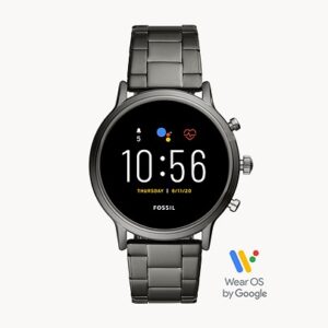 Fossil Gen 5 Smartwatch The Carlyle HR Smoke Stainless Steel