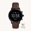 Fossil Gen 5 Smartwatch The Carlyle HR Dark Brown Leather