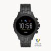 Fossil Gen 5 Smartwatch Garrett HR Black Stainless Steel