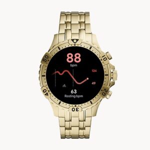 Fossil Gen 5 Smartwatch Garrett HR Gold-Tone Stainless Steel