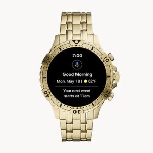 Fossil Gen 5 Smartwatch Garrett HR Gold-Tone Stainless Steel