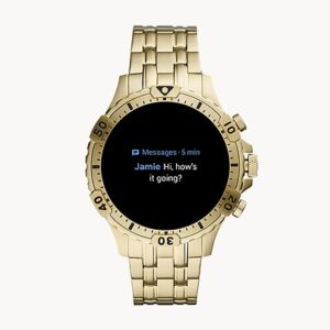 Fossil Gen 5 Smartwatch Garrett HR Gold-Tone Stainless Steel