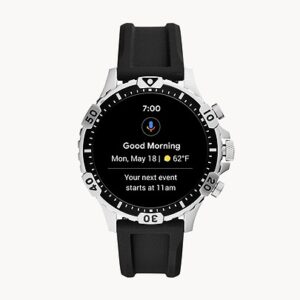 Fossil Gen 5 Smartwatch Garrett HR Black Silicone