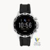 Fossil Gen 5 Smartwatch Garrett HR Black Silicone