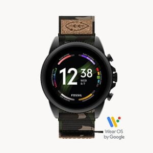 Fossil Gen 6 Smartwatch Green Camo rPET