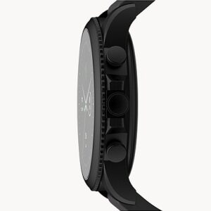 Razer x Fossil Gen 6 Smartwatch Black Silicone Watch and Interchangeable Strap Set
