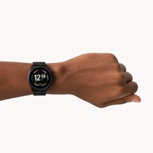 Fossil Gen 6 Smartwatch Black Stainless Steel Mesh