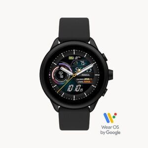 Fossil Gen 6 Wellness Edition Smartwatch Black Silicone