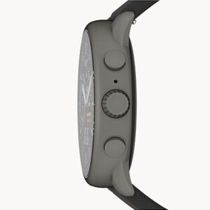 Fossil Gen 6 Wellness Edition Smartwatch Black Silicone and Interchangeable Strap and Bumper Set