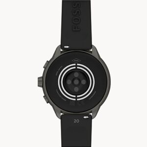 Fossil Gen 6 Wellness Edition Smartwatch Black Silicone and Interchangeable Strap and Bumper Set