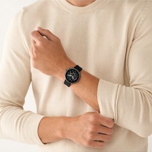 Fossil Gen 6 Wellness Edition Smartwatch Black Silicone and Interchangeable Strap and Bumper Set