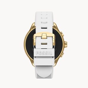 Fossil Gen 6 Wellness Edition Smartwatch White Silicone and Interchangeable Strap and Bumper Set