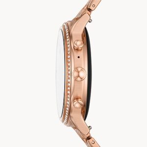 Fossil Gen 5 Smartwatch Julianna HR Rose Gold-Tone Stainless Steel