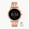 Fossil Gen 5 Smartwatch Julianna HR Rose Gold-Tone Stainless Steel