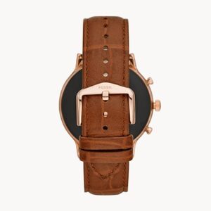 Fossil Gen 5 Smartwatch Julianna HR Brown Croco Leather