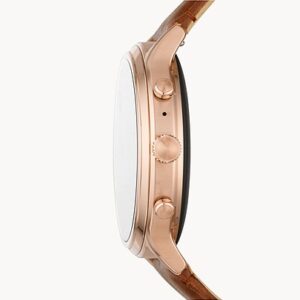 Fossil Gen 5 Smartwatch Julianna HR Brown Croco Leather