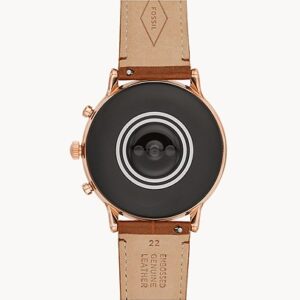 Fossil Gen 5 Smartwatch Julianna HR Brown Croco Leather