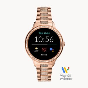 Fossil Gen 5E Smartwatch Rose Gold-Tone Stainless Steel