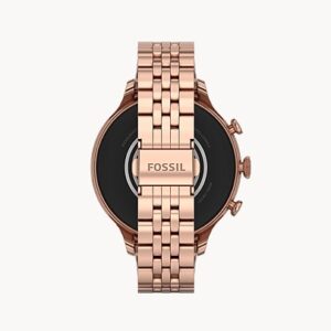 Fossil Gen 6 Smartwatch Rose Gold-Tone Stainless Steel