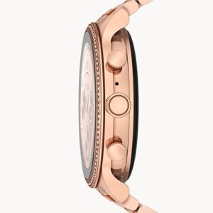 Fossil Gen 6 Smartwatch Rose Gold-Tone Stainless Steel