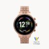 Fossil Gen 6 Smartwatch Rose Gold-Tone Stainless Steel
