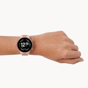 Fossil Gen 6 Smartwatch Rose Gold-Tone Stainless Steel