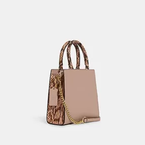 Coach Mini Pepper Crossbody Sheel Pink