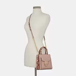 Coach Mini Pepper Crossbody Sheel Pink