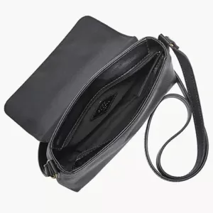 Fossil Gabriella Small Flap Crossbody Black