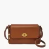 Fossil Gabriella Small Flap Crossbody Brown
