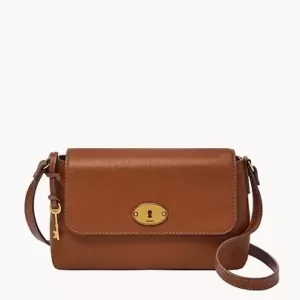 Fossil Gabriella Small Flap Crossbody Brown